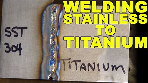 welding titanium stainless steel